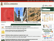Tablet Screenshot of comune.massalombarda.ra.it